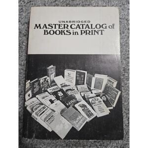 Unabridged Master Catalog of Books in Print